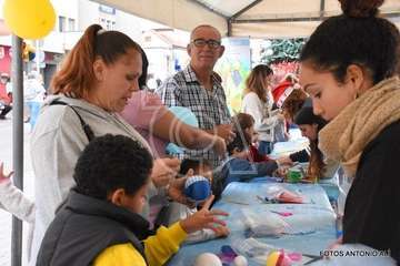 Desangelada clausura de la campaña de recogida juguetes en Telde (Foto Antonio Alí y TA)